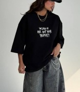 Оверсайз футболка с принтом   MSM-302A410