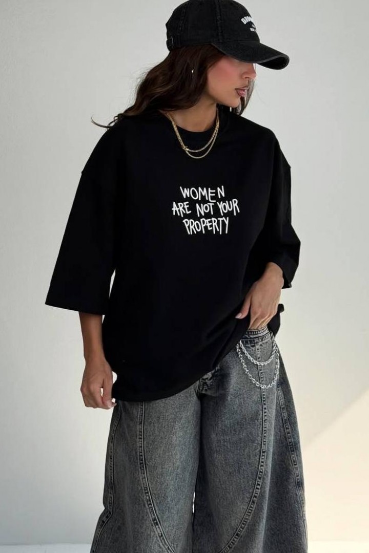 Оверсайз футболка с принтом   MSM-302A410