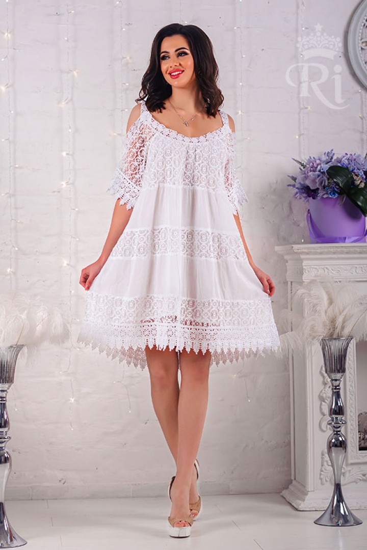 белое платье