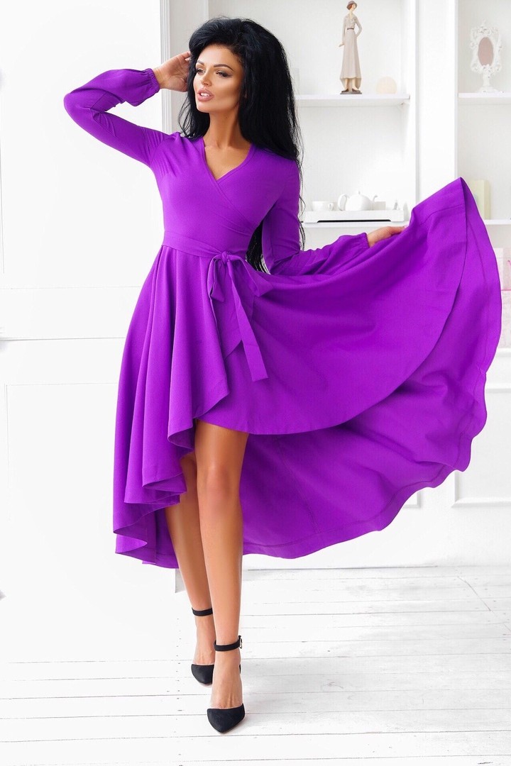 Платье Светло Фиолетового Цвета