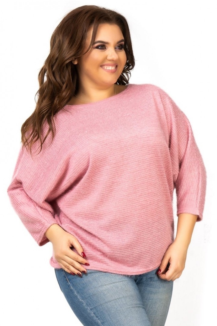 свитер розовый